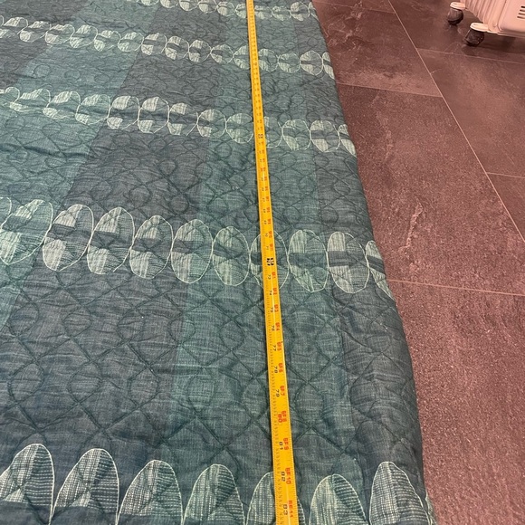 OPALHOUSE Jungalow Teal Design Colored Double Sided Quilted Blanket - Picture 7 of 14